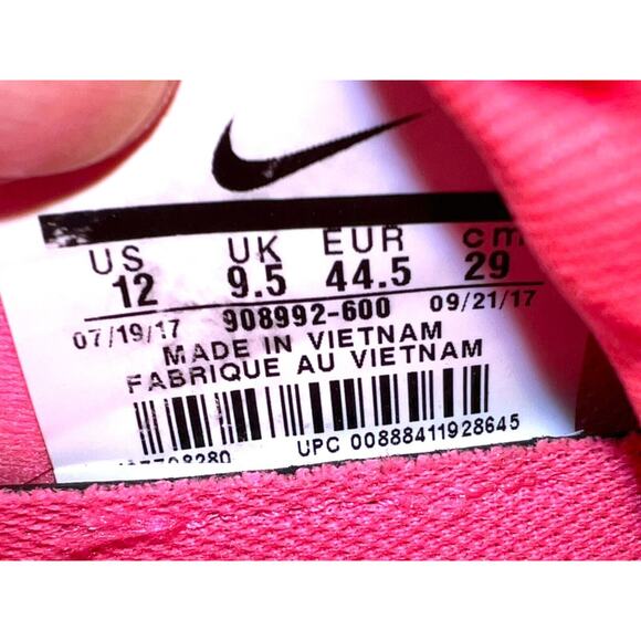 Women’s Sz 12 NIKE AIR MAX KANTARA Textile Pink Trainers‎ 908992 600 NWOT - Picture 12 of 14